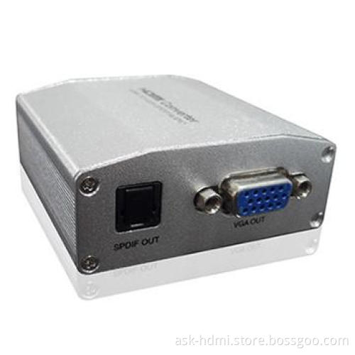 HDMI to VGA+SPDIF/Audio converter box stock ready fast delivery